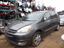 2004 TOYOTA SIENNA XLE LIMITED GRAY 2WD AT 3.3 Z19590